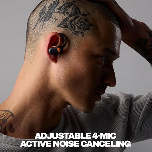 Miniatura 2 de Skullcandy Push ANC - Auriculares inalámbricos activos con cancelación de ruido, auriculares Bluetooth, cancelación de ruido, 58 horas de batería,