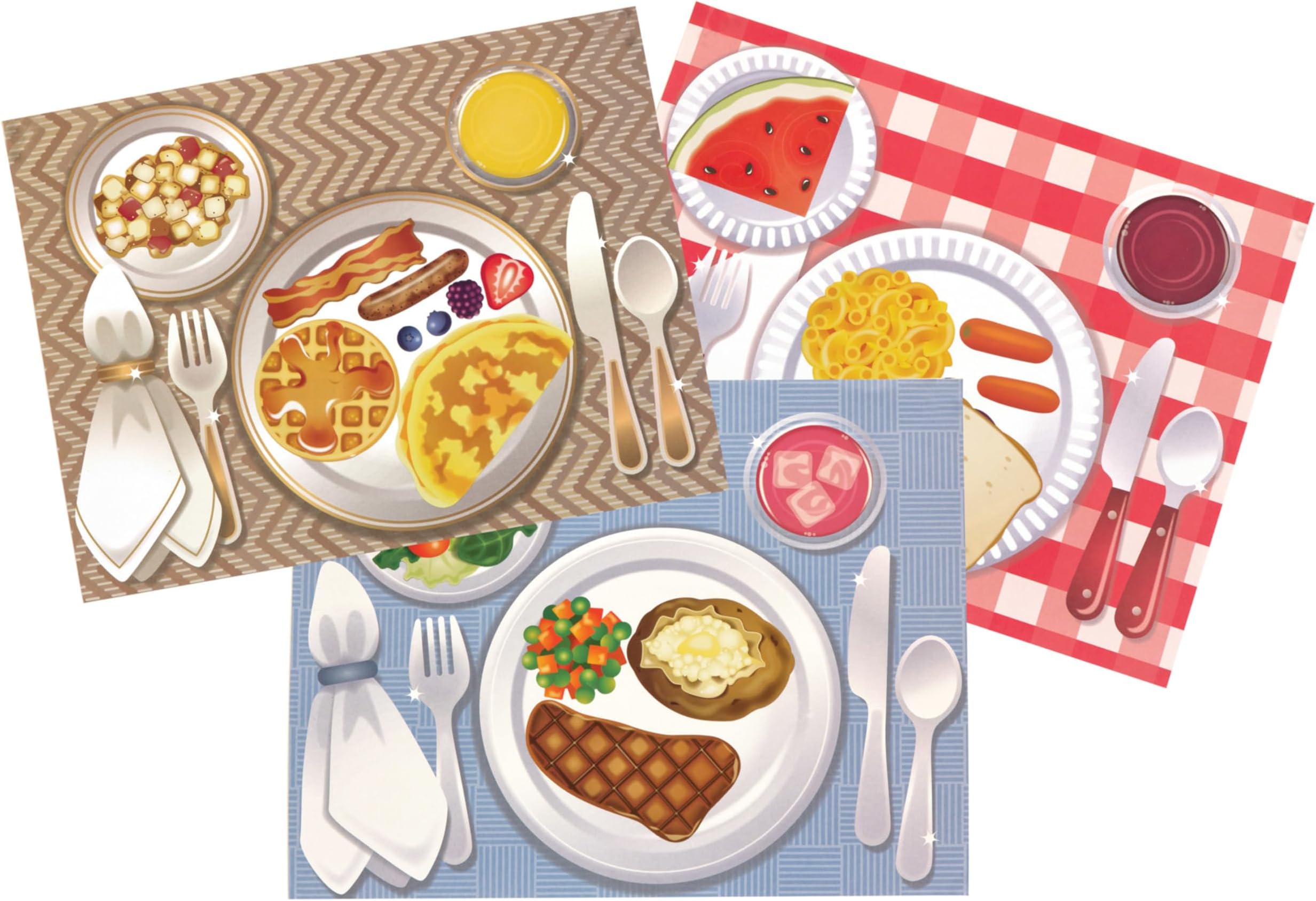 Melissa & Doug Sticker Pad - Make-a-Meal, 225+ Food Stickers