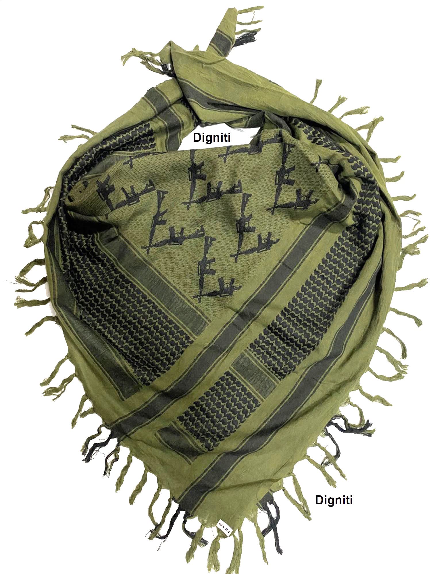 Shemagh Gun Design cotton Unisex Army scarf Afgani patka Miltary commando Scarf-image-12