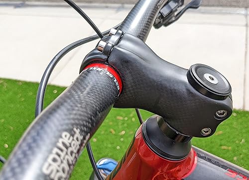 Miniatura 7 de RXL SL Tallo de carbono MTB, vástago de bicicleta de montaña 31.8, vástago de bicicleta de carretera 6 17 grados 2.756 in 3.150 in 3.543 in 3.937 in