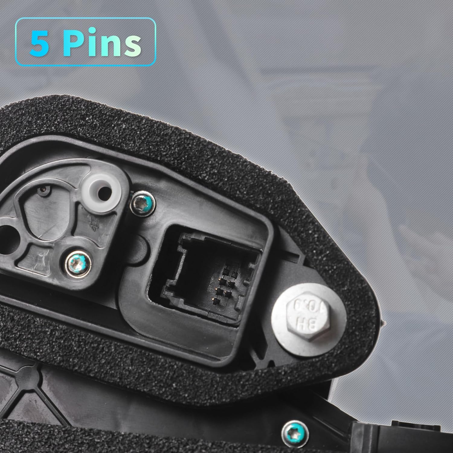 X AUTOHAUX Replacement Front Left Driver Side Power Door Lock Actuator Motor for Chevrolet Silverado 1500 2015-2019 for GMC Sierra 1500 2015-2019 Door Latch Actuator Assembly Replace Black