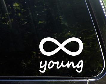 Forever Young with Infinity Sign 6 Inches