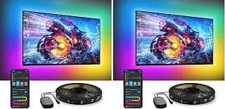 Govee TV LED Backlight, RGBIC Smart LED Strip Lights for 55-65 inch TVs (Pack of 2)
