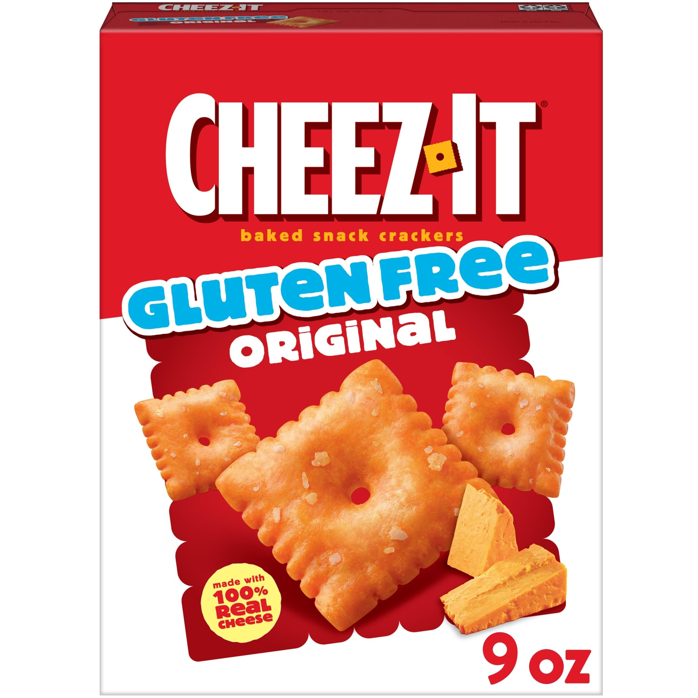 Cheez-It Gluten Free Original Baked Snack Crackers 150 Servings Lunch Snacks By Savoy Impex 9oz (255g)-image-22