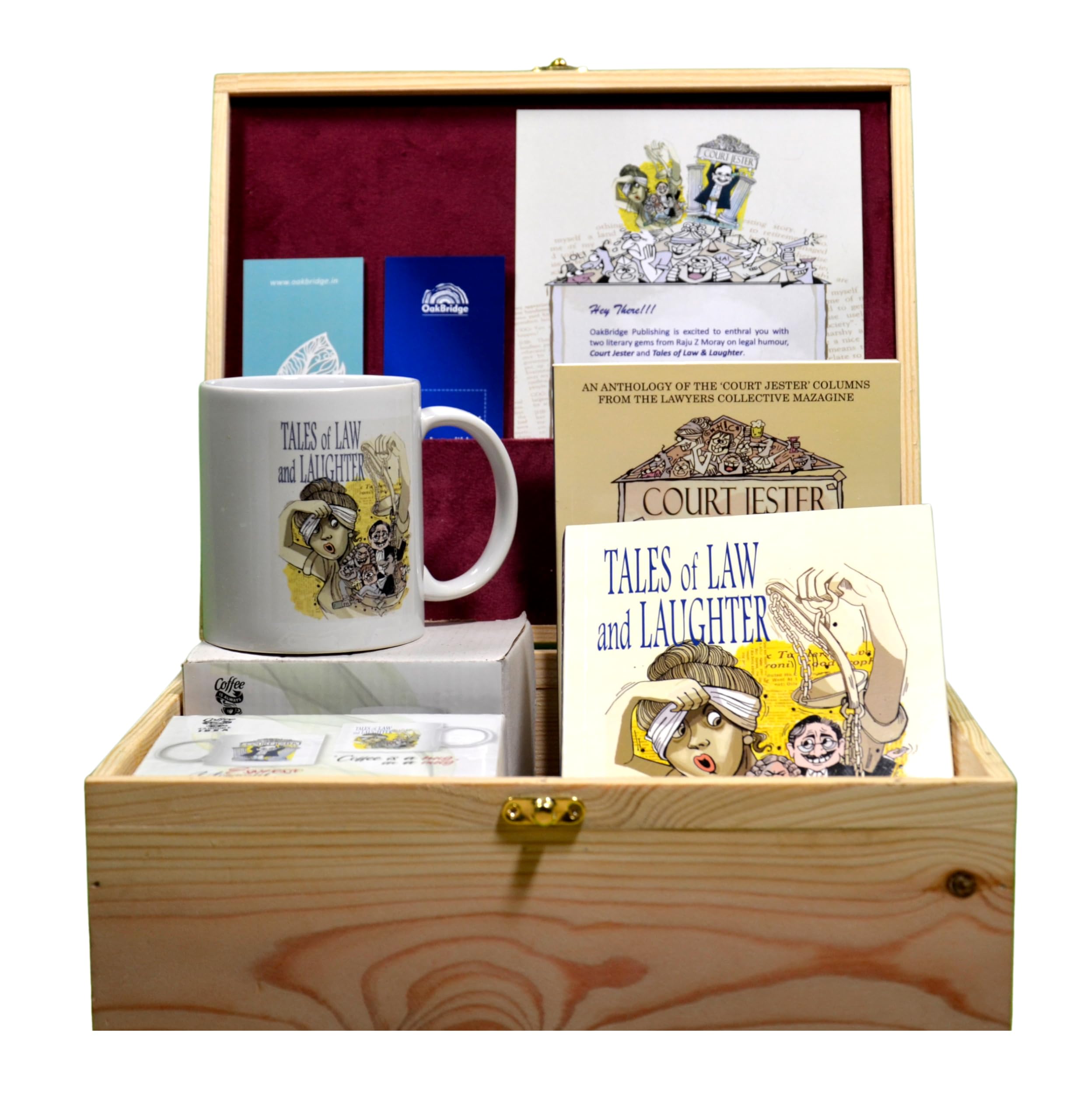 Oakbridge Legal Humour Gift Box - Elegant Gift Box featuring Court Jester and Tales of Law & Laughter paired with two beautifully crafted coffee mugs (B0DF27BNFG) Amazon Price History, Amazon Price Tracker