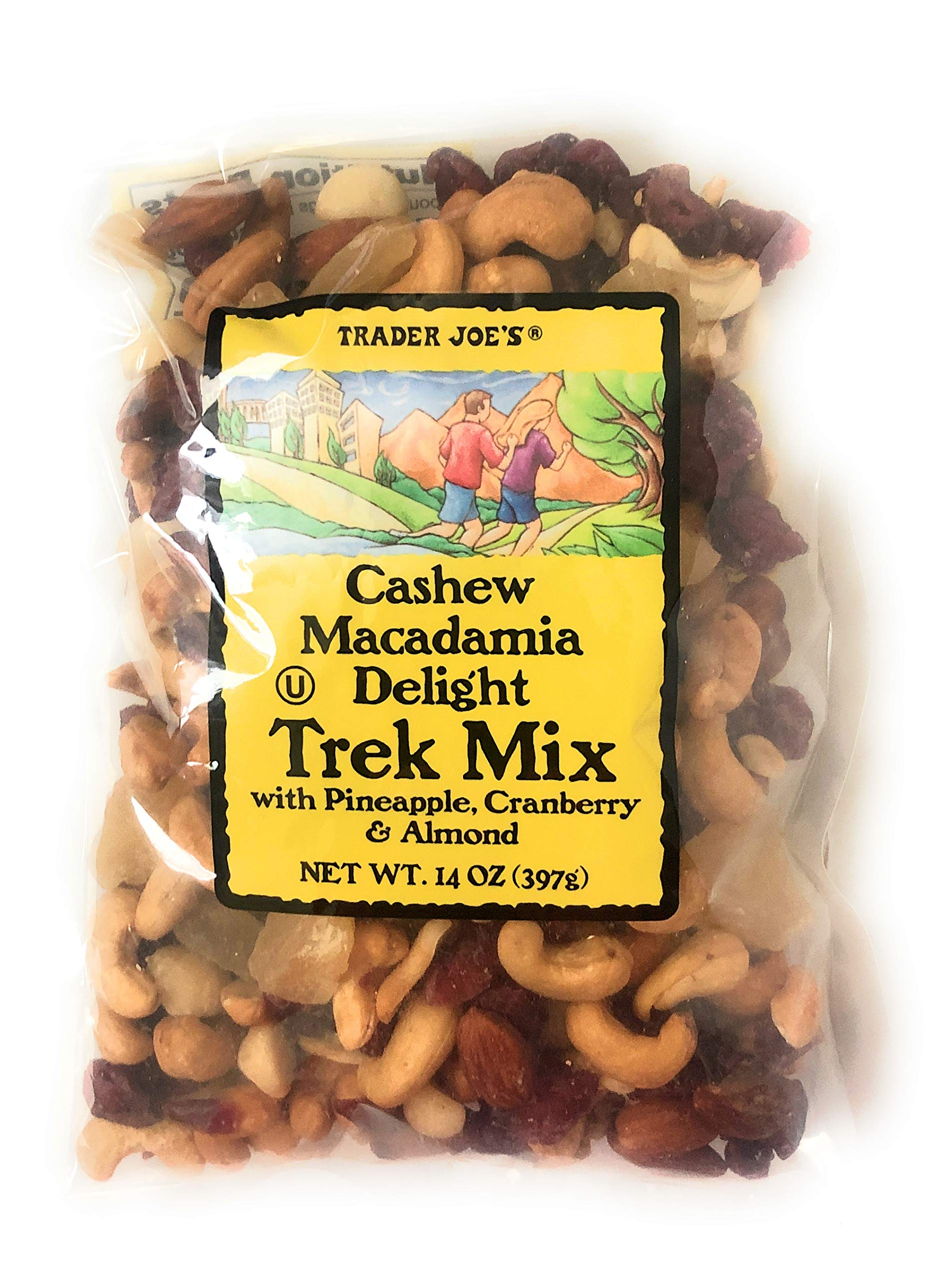 Trader Joes Cashew Macadamia Delight Trek Mix with Pineapple Cranberry & Almond