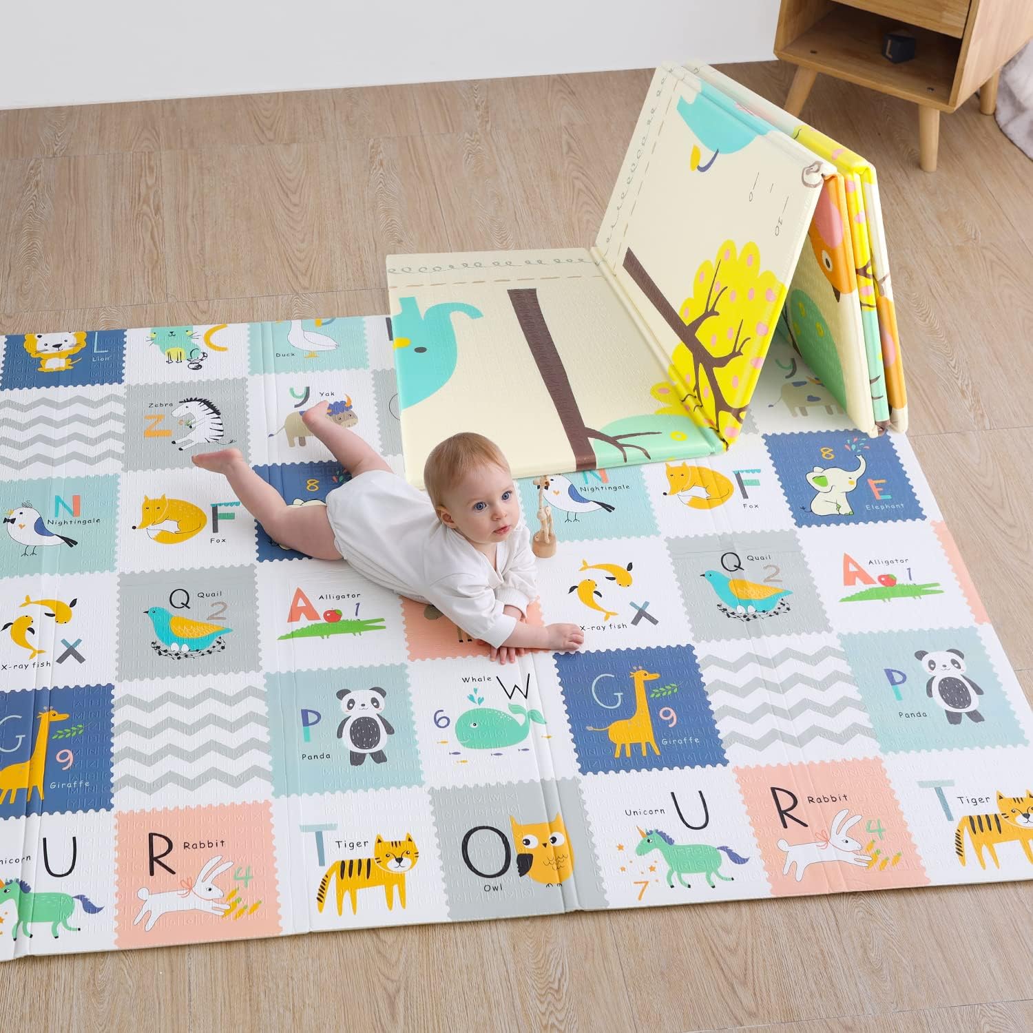 Terrazzo Playmat, NonToxic, EcoFriendly, Large, Puzzle