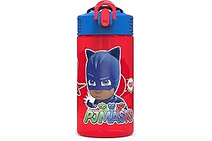 Durable PJ Masks Water Bottle for Kids 3-5: Leak-Proof and Travel-Ready