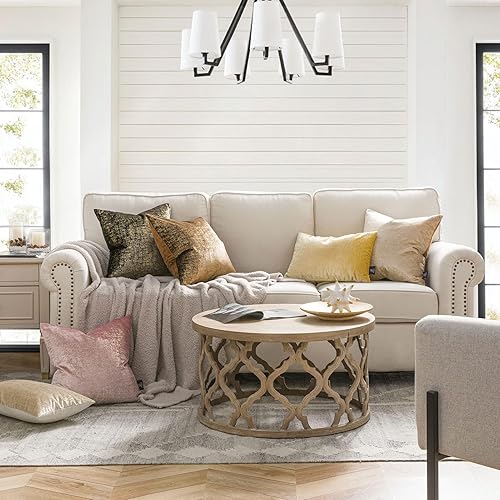 Miniatura 6 de Phantoscope - Juego de 2 fundas de almohada de felpilla de lujo, cuadrada, tejida, funda de almohada para sofá cama y silla