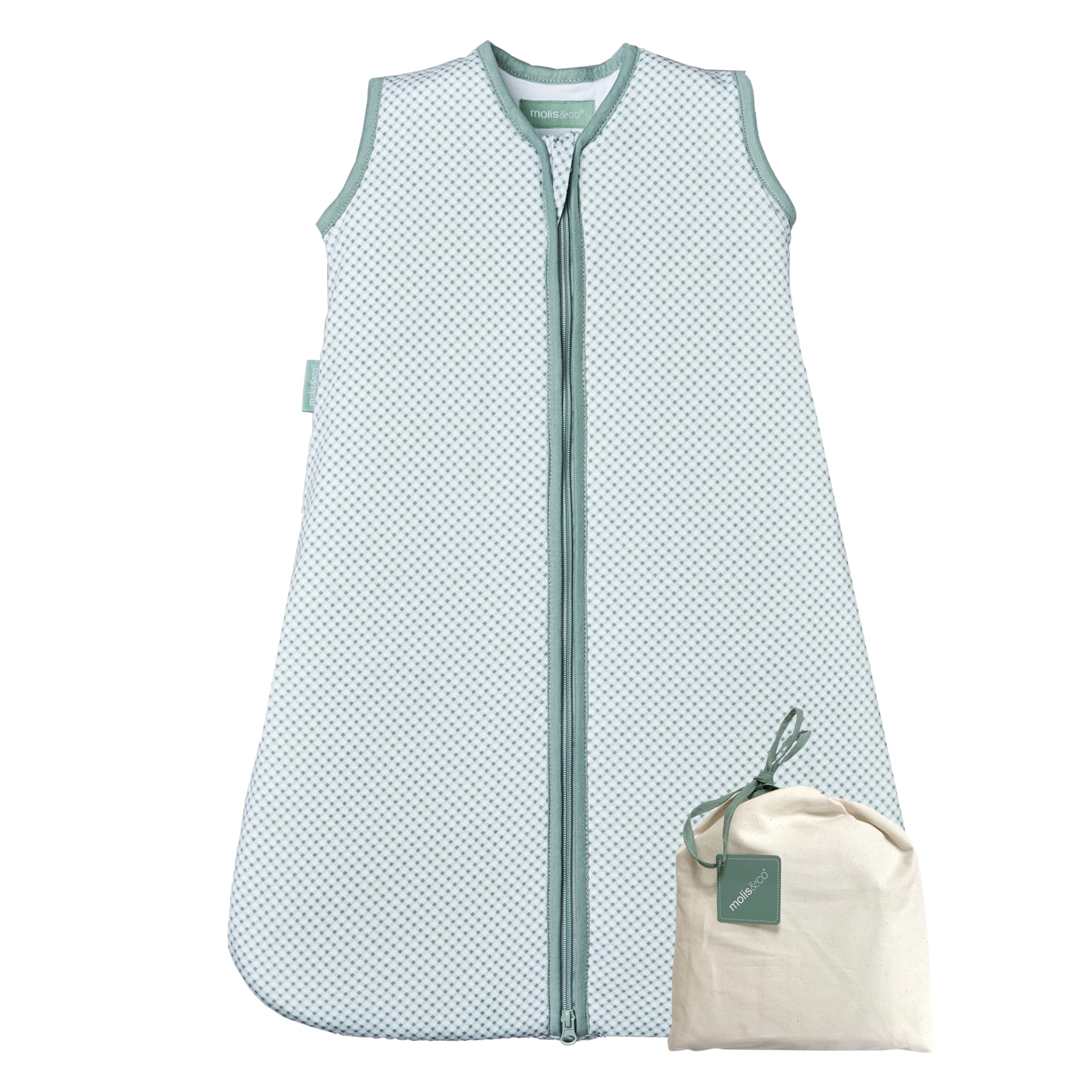molis&co - Saco Dormir Bebé TOG 1-85 cm (6-18 Meses) - Saco Dormir Bebe Primavera y Otoño sin Mangas - Saco de Dormir Bebe para Niños Niñas (Unisex) - 100% Algodón (Oeko-Tex) - Ines II — view 19