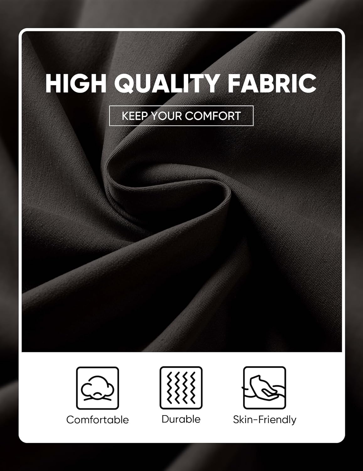 JMIERR Mens Casual Baggy Cargo Pants Stretch Sweatpants Loose Fit Drawstring Hiking Workout Joggers with Multi Pockets - Image 4