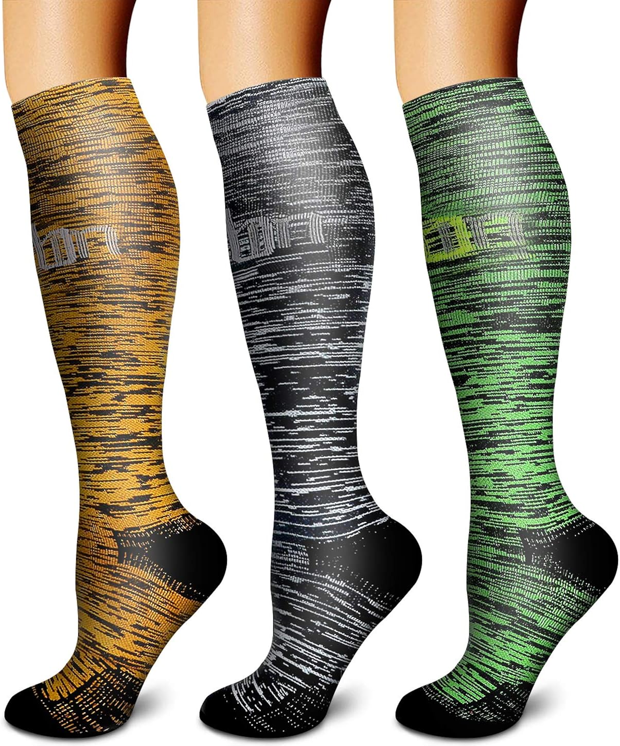 Copper Compression Socks Women & Men Circulation - Best for Running, Nursing, Hiking, Recovery, Flight & Travel Socks