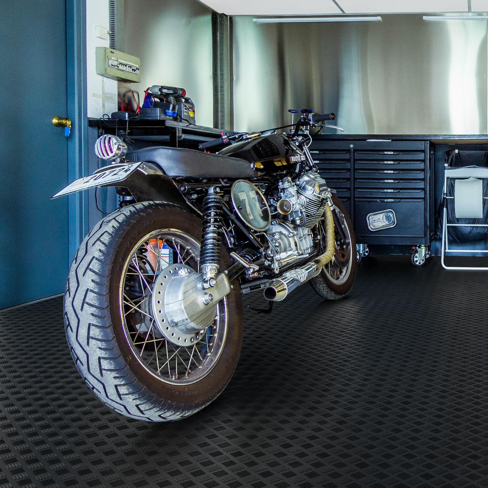 KARAT | Dalle Caoutchouc | Composition 100% Caoutchouc | Sol Caoutchouc | Sol Protection| Tapis