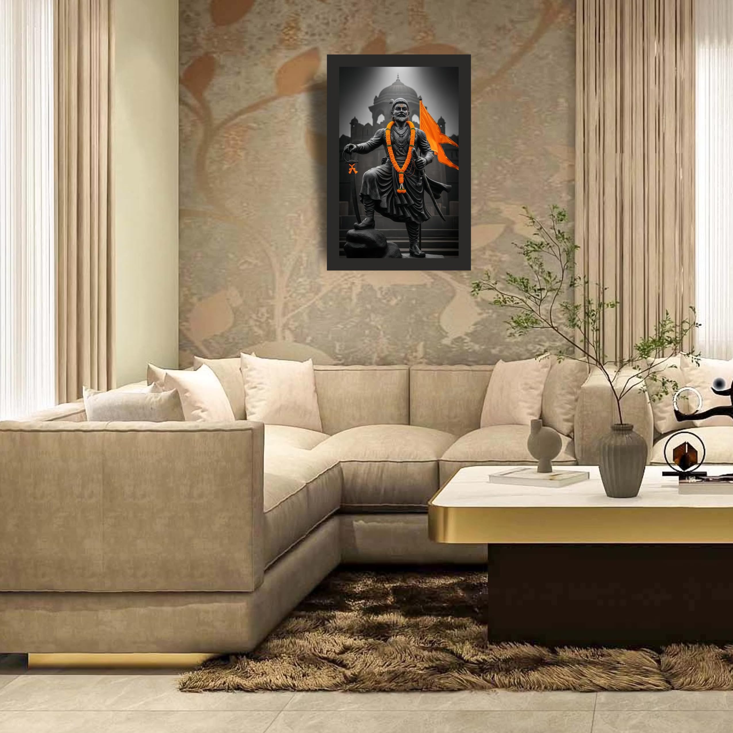 Royal Warrior Statue Wall Art
