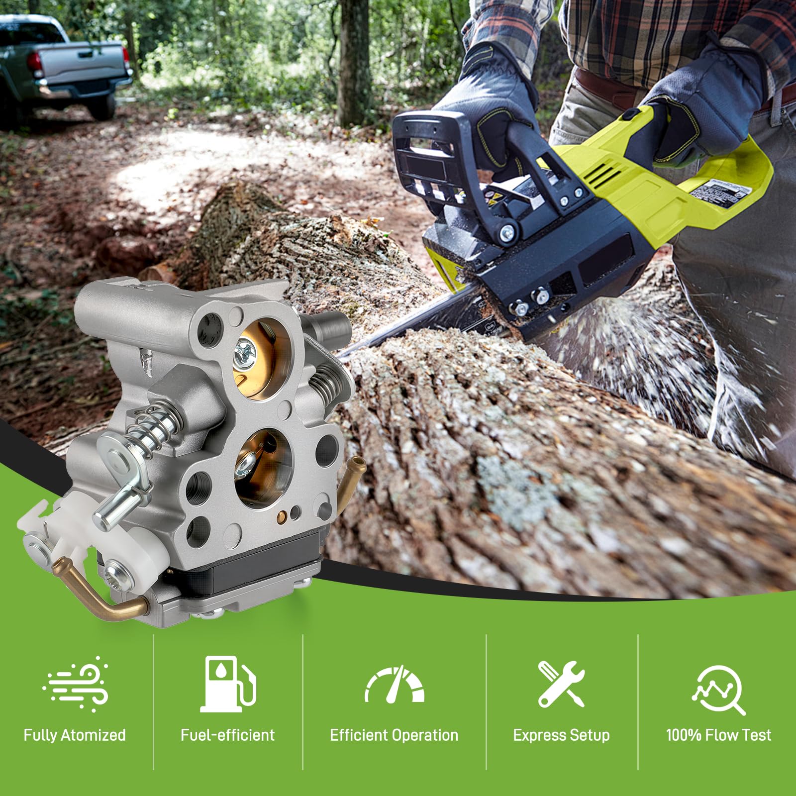 Amazon.com: partszen 506450501 Carburetor Parts Kit Fit for Zama