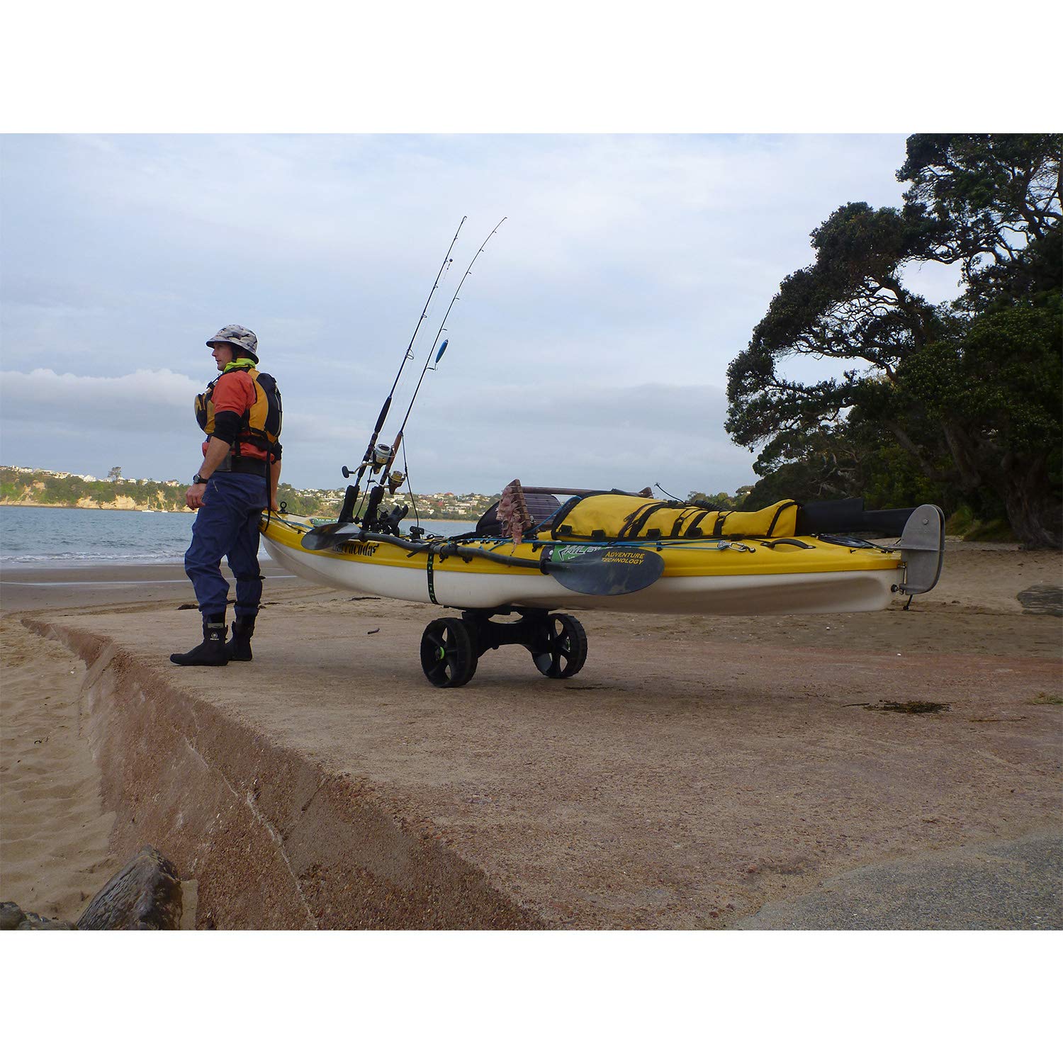 カヤック　二馬力　ドーリー　レイルブレイザ Amazon.co.jp: C-TUG サンドトラック (砂地仕様) カヤック