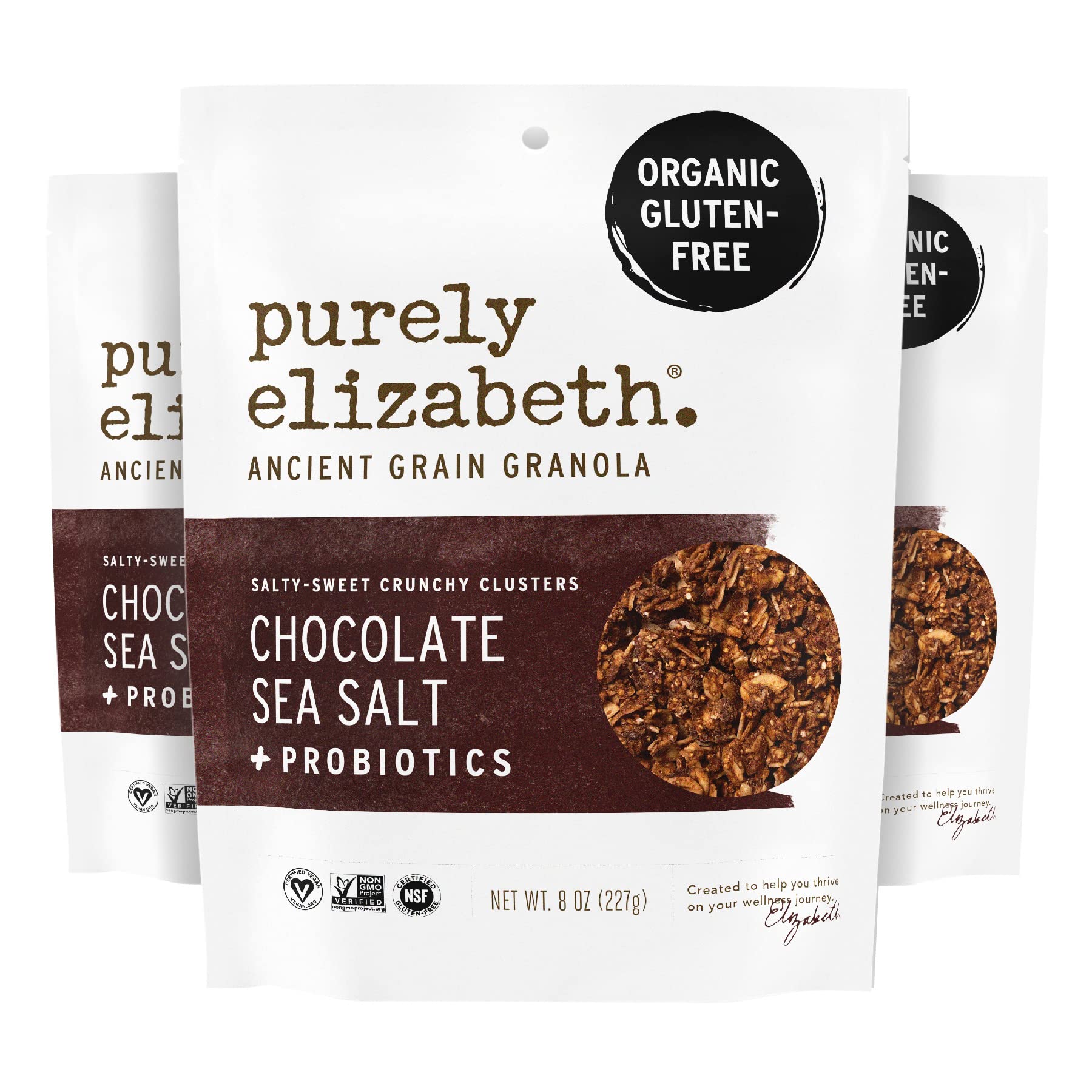 Purely Elizabeth Ancient Grain Granola, Chocolate Sea Salt, (3 ct.) Buy Online in UAE at desertcart