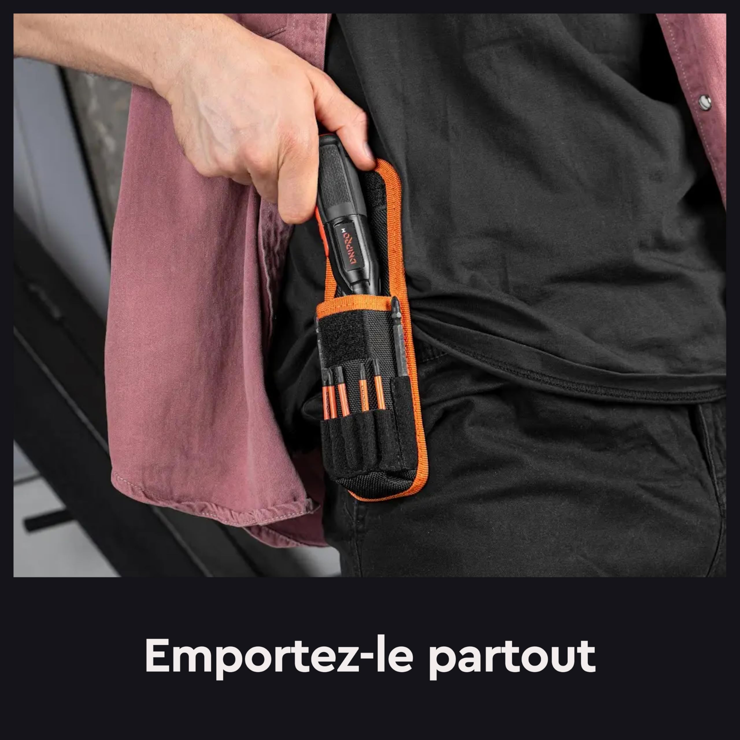 Tournevis Électrique Sans Fil 3.6V USB-C, Lumière LED, CSD-36X