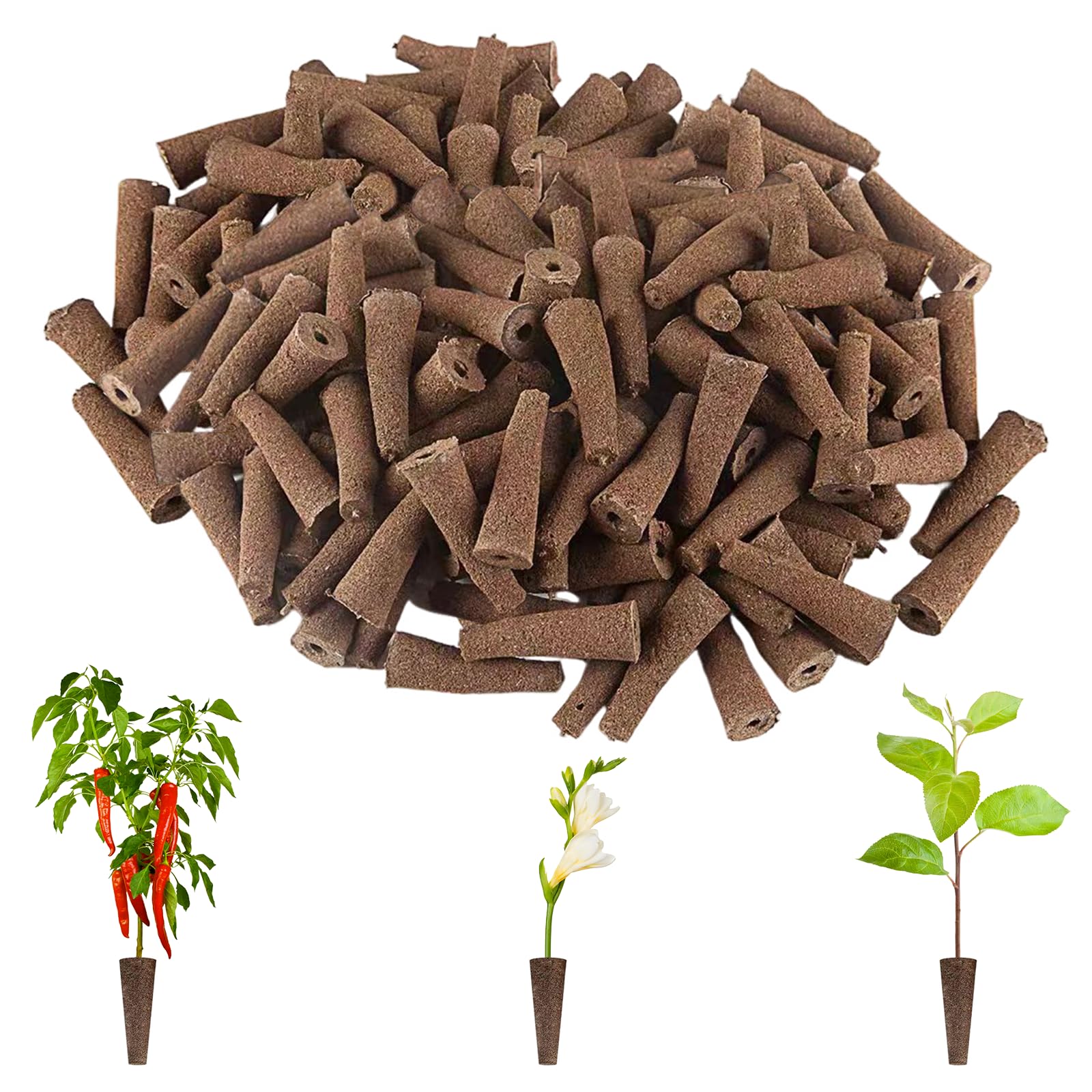 POPAPIE 50 Pack Grow Sponges,Hydroponics Sponges,Hydroponic Seed Starter Pods,Hydroponîcs Growing System Pods for Plant Rooting Planting Seedling Cultivation and Cuttings