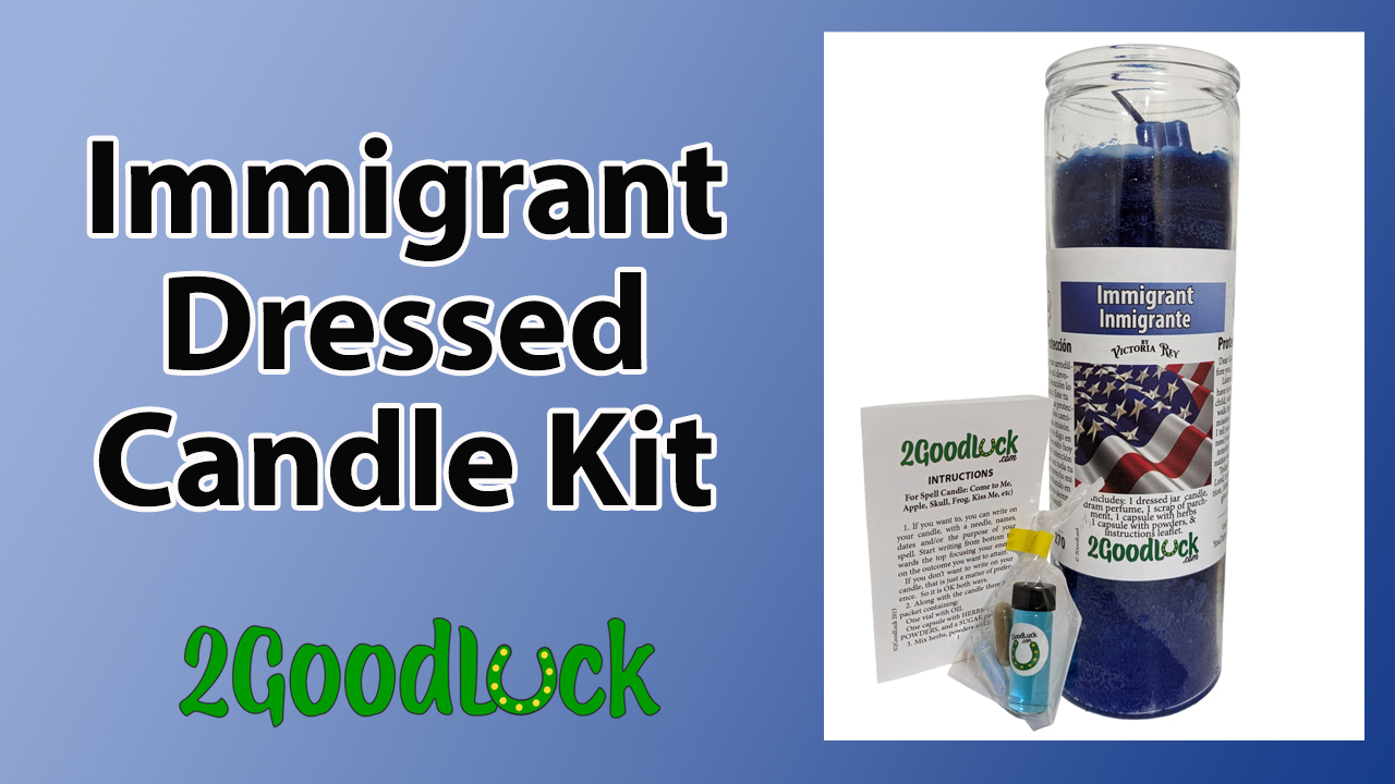 Amazon.com: Immigrant Dressed Scented Candle - Veladora Preparada