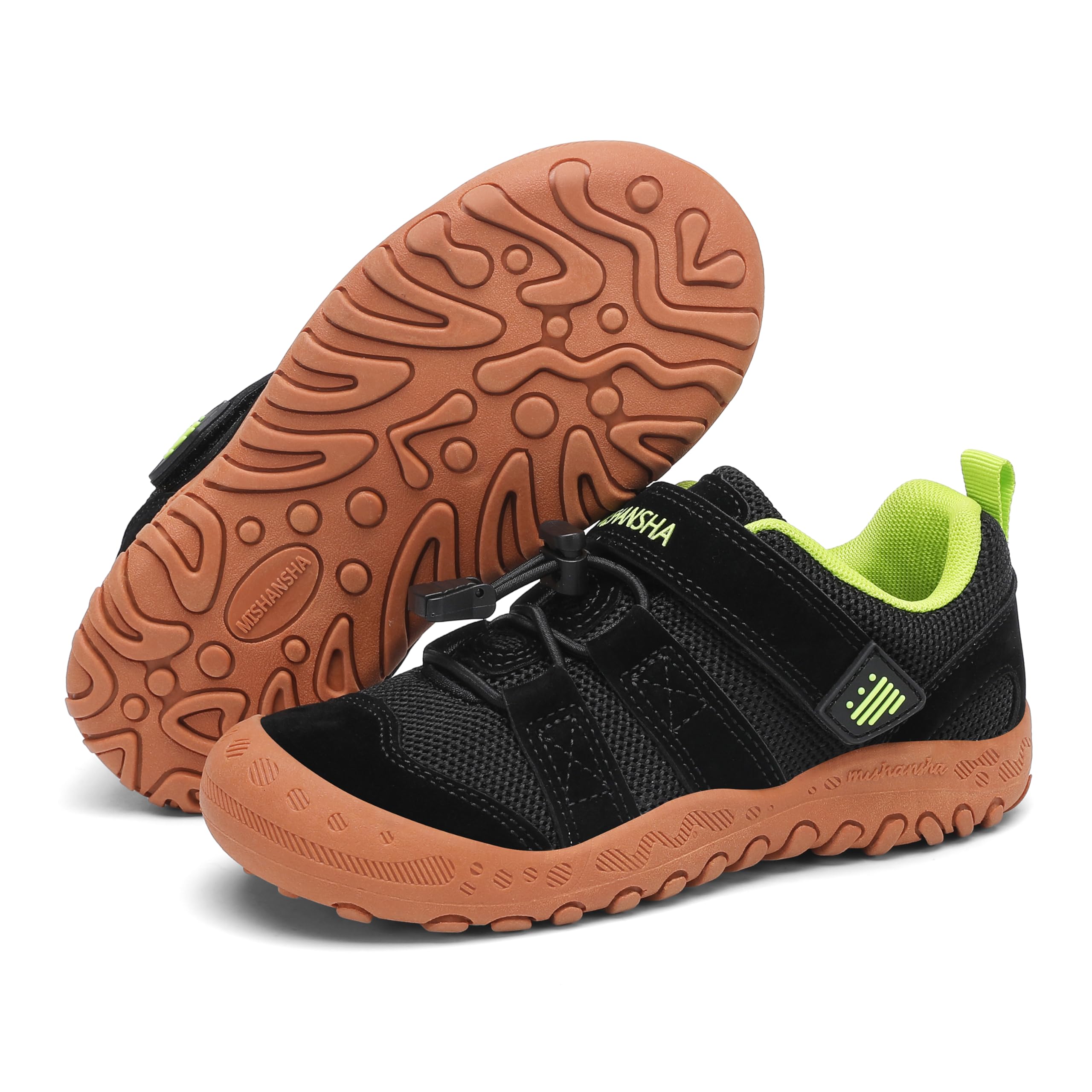 Mishansha Zapatillas de Senderismo Niño Niña Transpirable Antideslizante Zapatos de Trekking para Exterior Gr.24-38