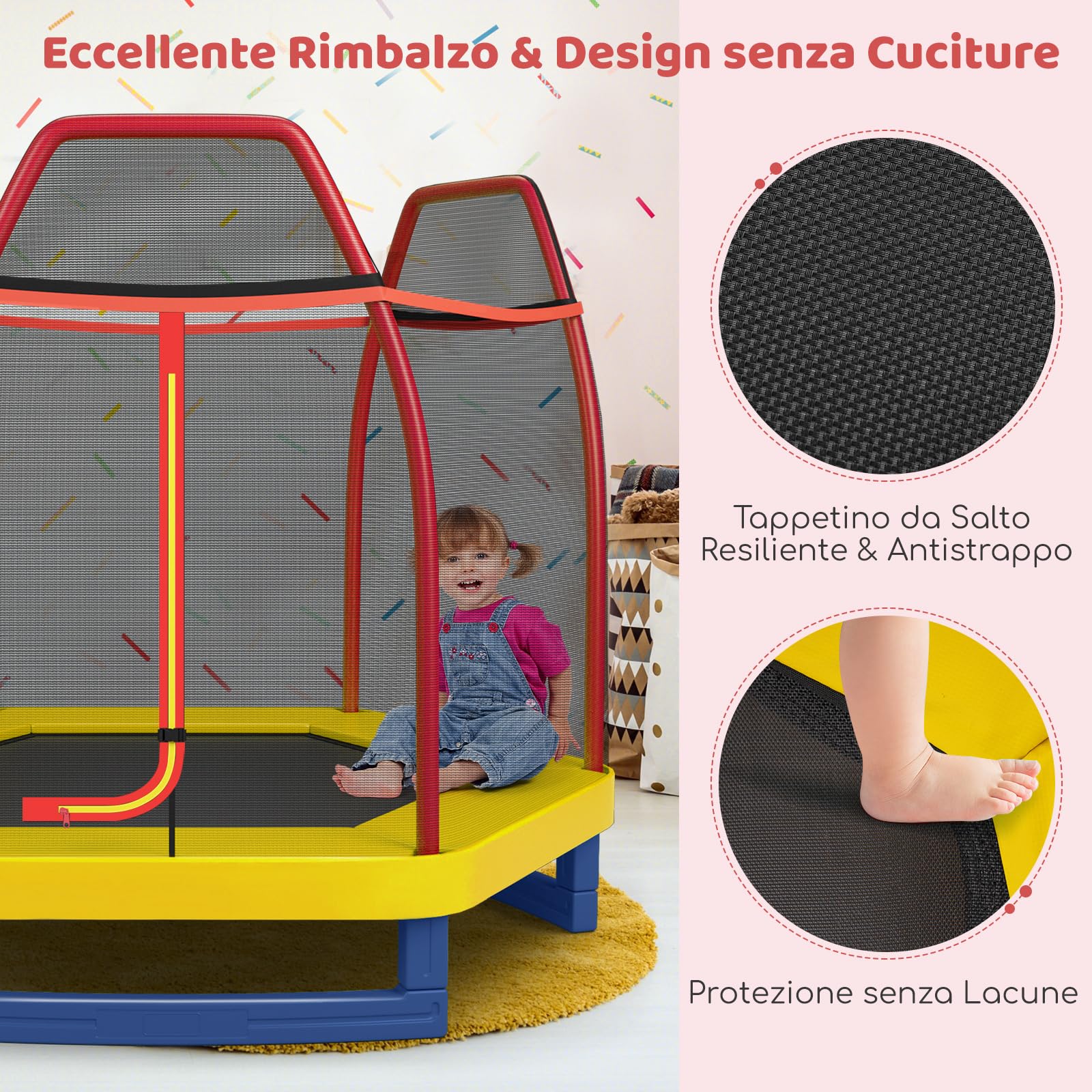 Tappetino Di Ricambio Per Trampolino, Tappetino Da - Foto 3