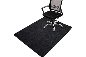 Under Desk Rug: HomeMall Office Chair Mat for Smooth Floors (48" x 36")