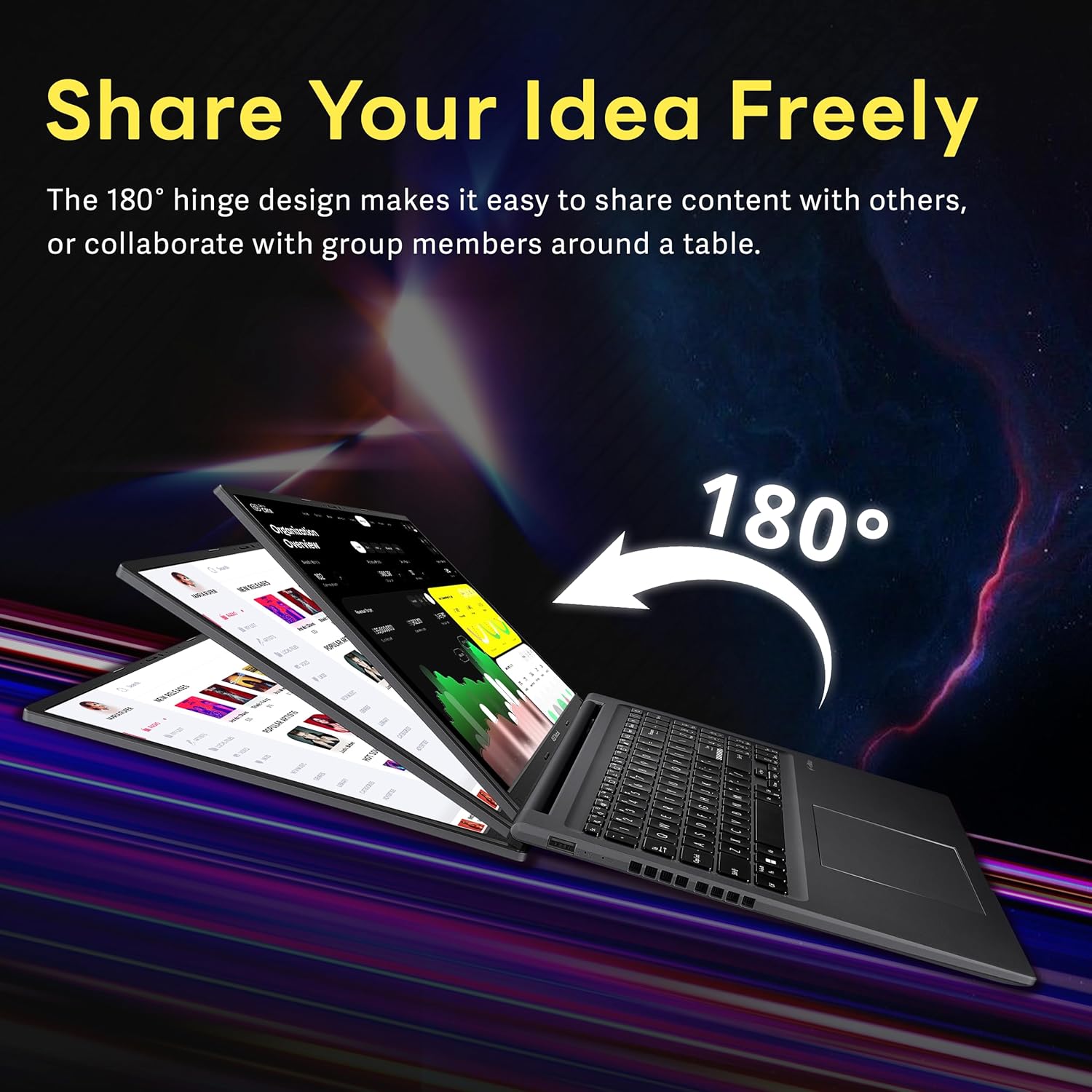 ASUS Vivobook 16" WUXGA Laptop, Intel i7-1355U, 24GB RAM, 1.28TB Storage(1TB SSD+288GB Docking Station Set), Intel Iris Xe Graphics, 720p HD Camera, WiFi 5, Number Pad, Windows 11 Pro, Black