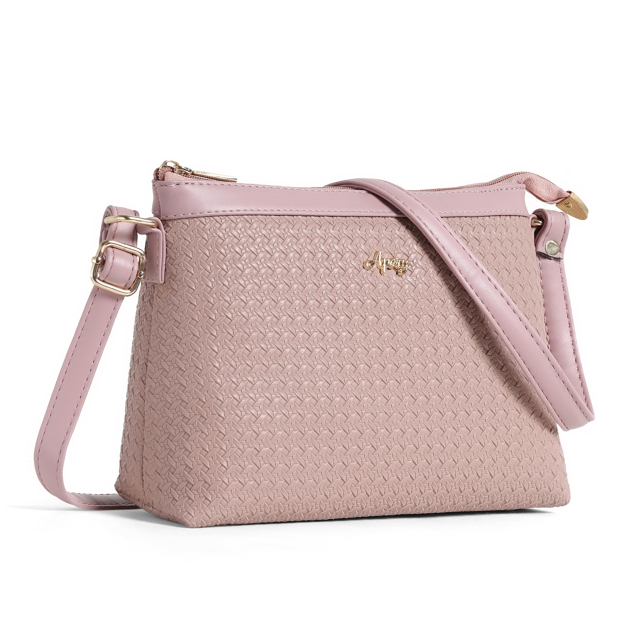 Women’s Sling Bag | Stylish Textured PU Leather Crossbody Purse | Trendy Side Bag for Women & Girls-image-9