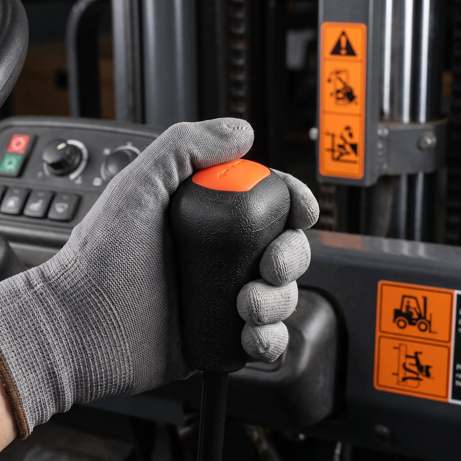 Outanaya 5pcs Forklift Control Lever Ball Knob, Plastic Replacement Handle