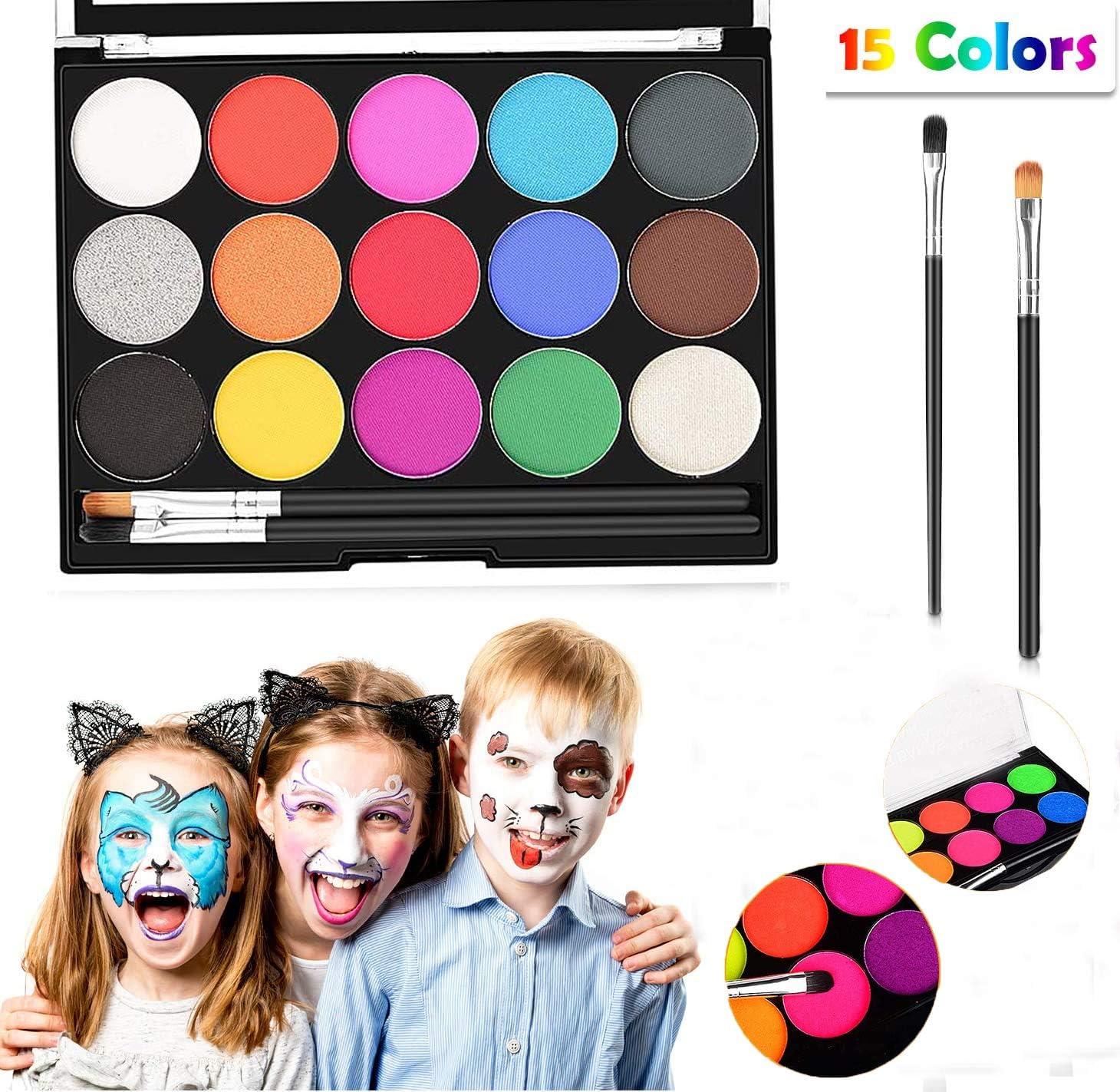 colori per il viso per i bambini