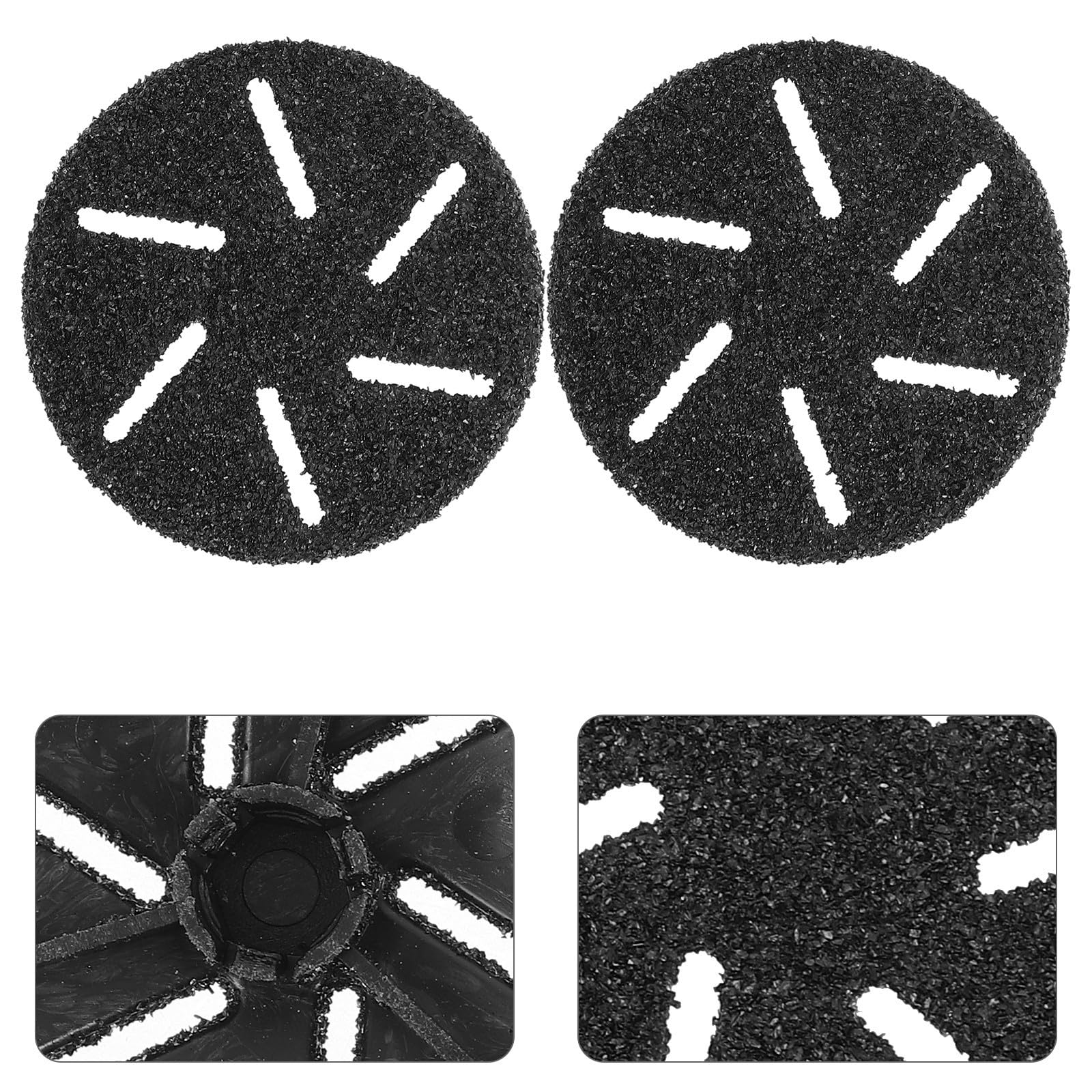 Fußfeilen Ersatzschleifköpfe 20 Stück Grob Schwarz, Frosted Material, für elektrische Hornhautentferner und sanfte Pflege bei sensibler Haut zu Hause