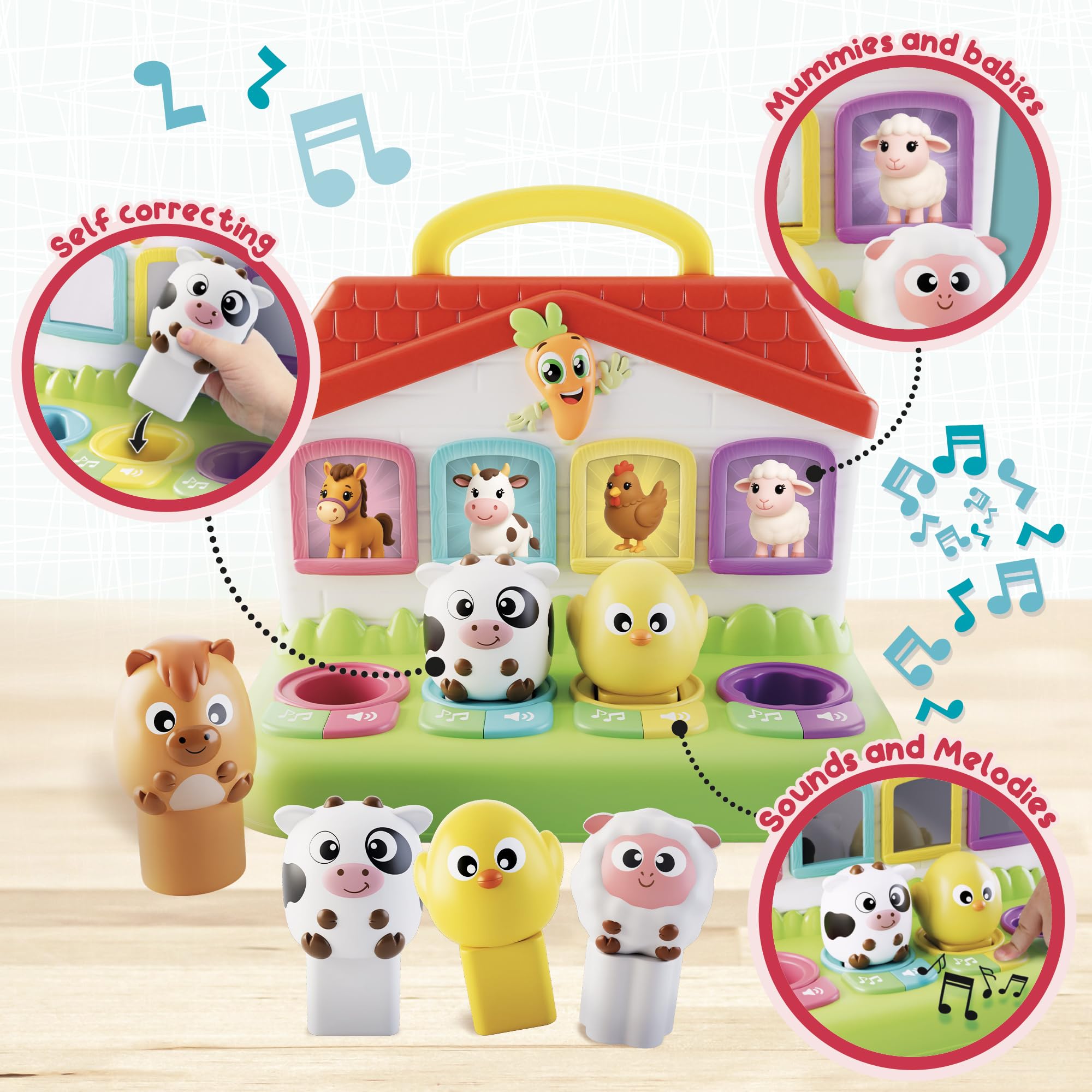 Lisciani Giochi - Carotina Baby Country Animals, 117741