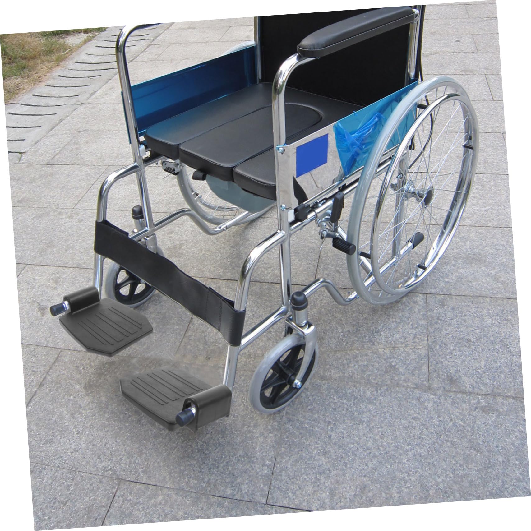 Yardenfun Reposapiés Diámetro Adaptador 22mm para Usuarios Movilidad Reducida Paquete de 2 Piezas Silla de Ruedas de Pp Ligero y Fácil de Transportar
