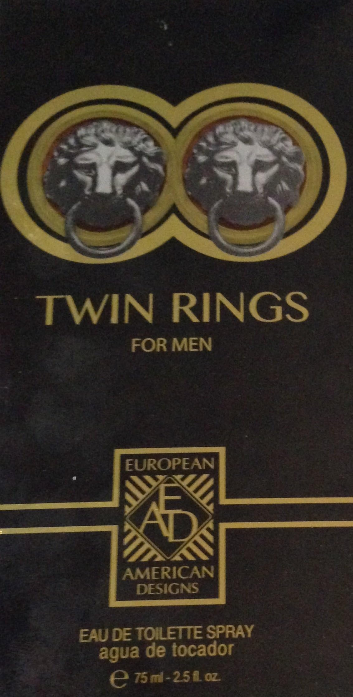 Twin Rings Cologne for Men 75ml (2.5 fl. oz)