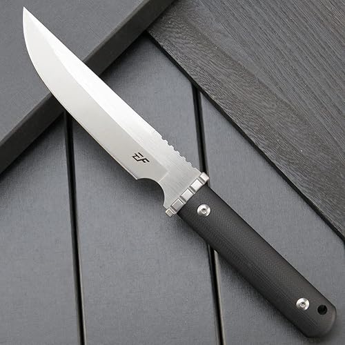 Miniatura 2 de Eafengrow EF123 Cuchillo de hoja fija 14c28n Hoja de acero G10 Mango fijo Cuchillo para acampar al aire libre Caza Herramienta de supervivencia