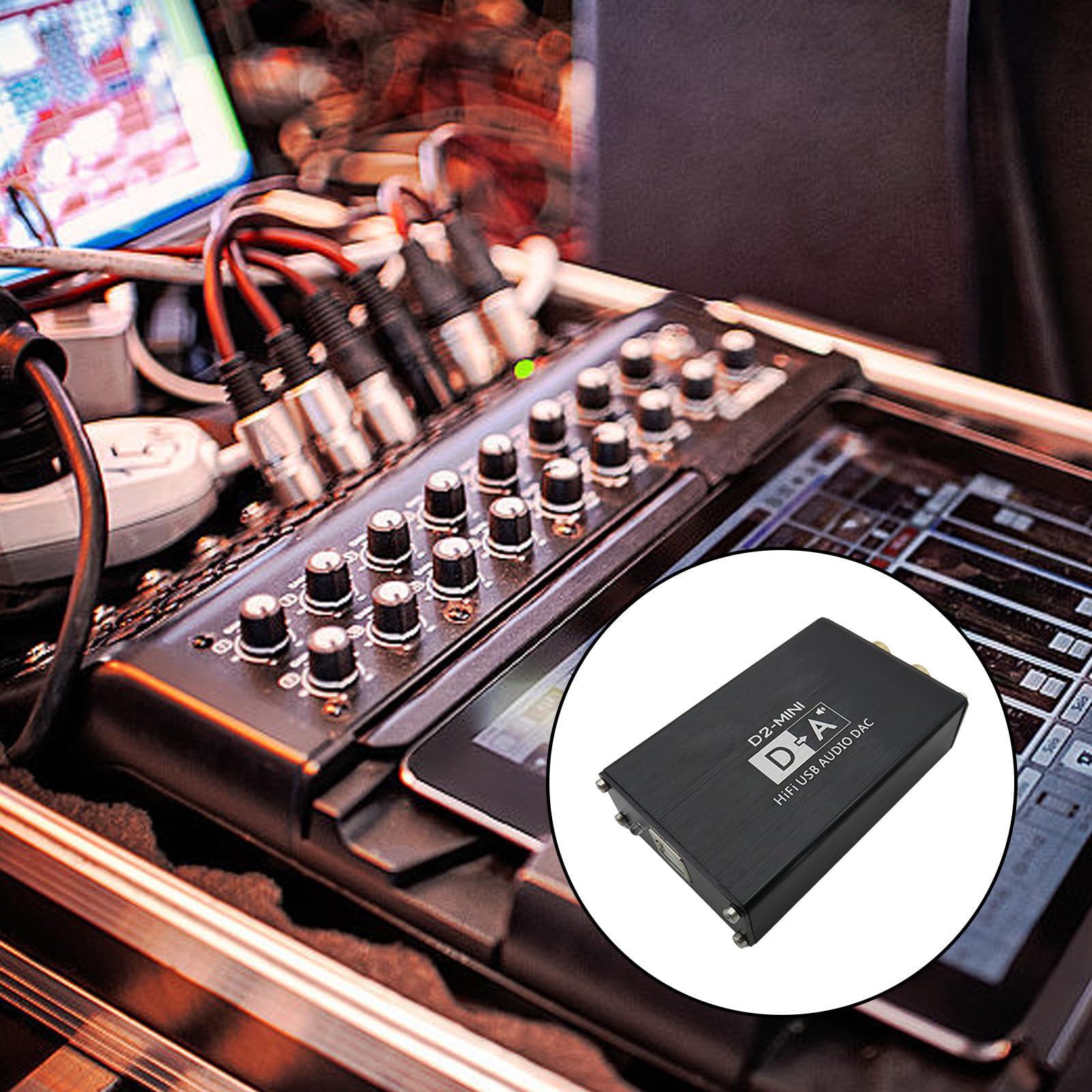 USB, scheda audio ad alta fedeltà con uscita audio HiFi per casa, studio, viaggi, più sistemi operativi, compatibile con più sistemi operativi, elegante collana tankini multistrato