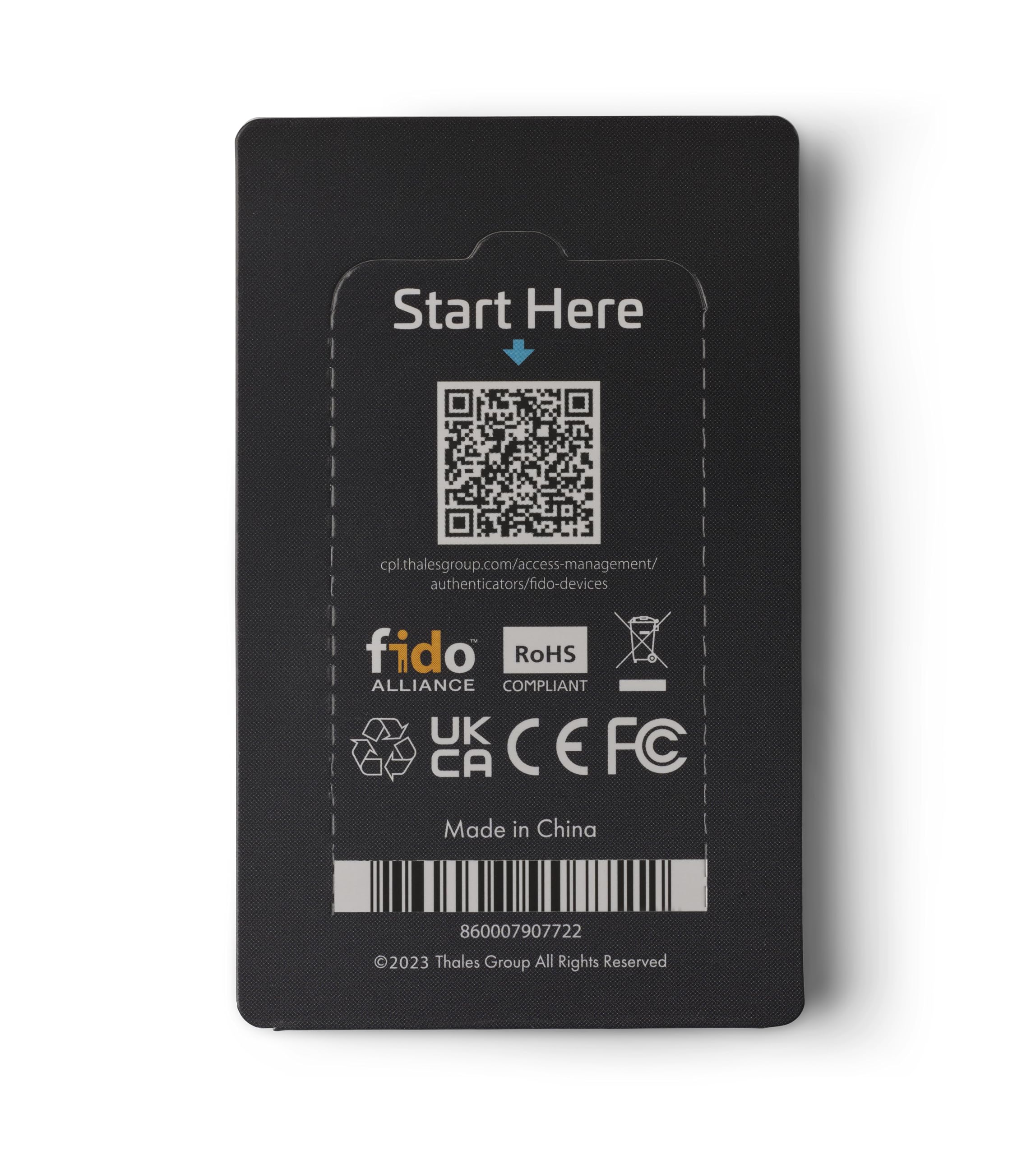 Thales – Clé de Sécurité SafeNet eToken Fusion – Résistante Aux Attaques de hameçonnage, pour Les Certificats Numériques et l’Authentification FIDO2 pour Les Applications Web et PC – USB-A-1