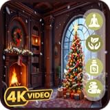 ヴィンテージクリスマス - ホリデーミュージックとお祭りの風景