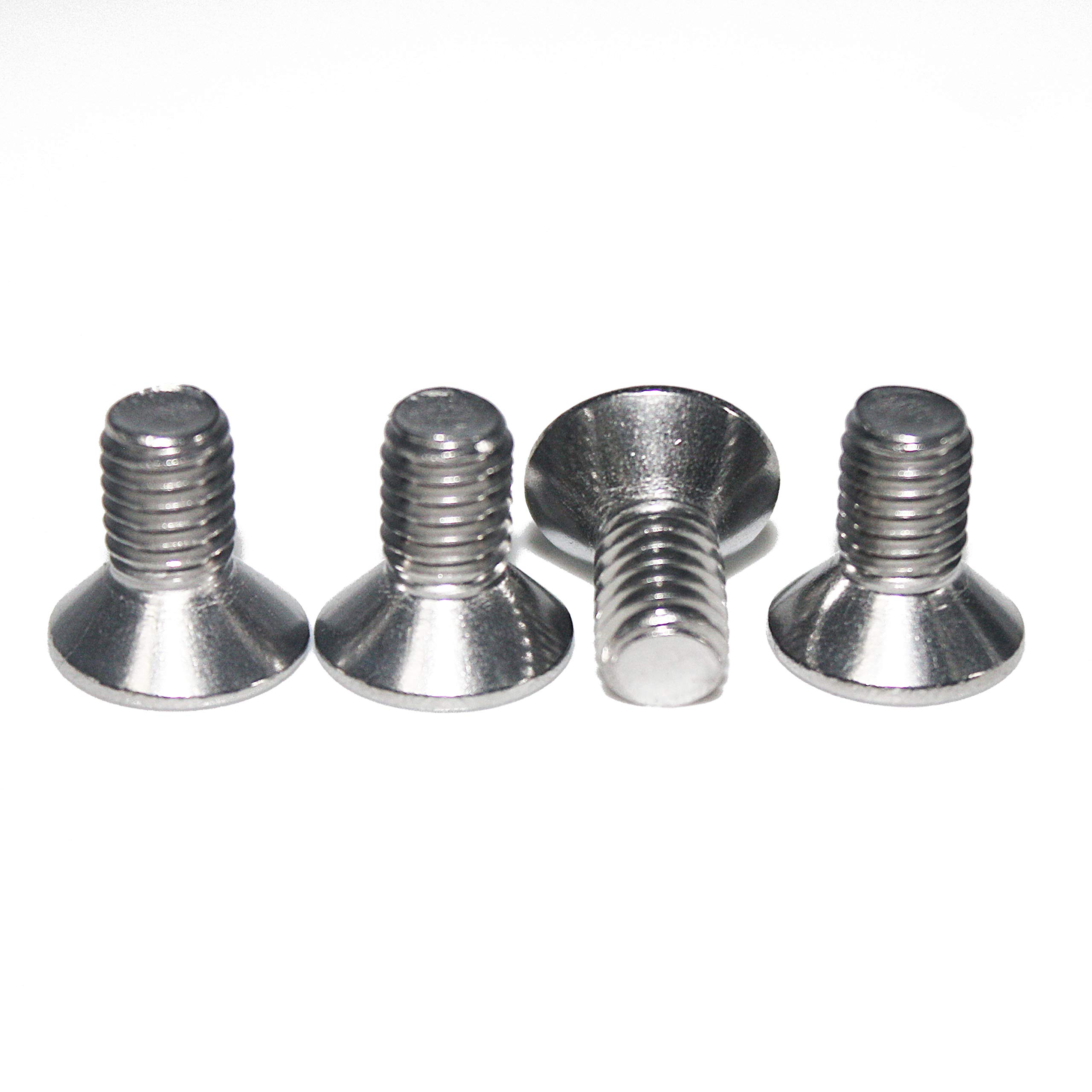 Verzonken kopschroeven M8 X 16 DIN 7991 met binnenzeskant (ISK) roestvrij staal A2 (25 stuks) - V2A verzonken kopschroeven met volledige schroefdraad