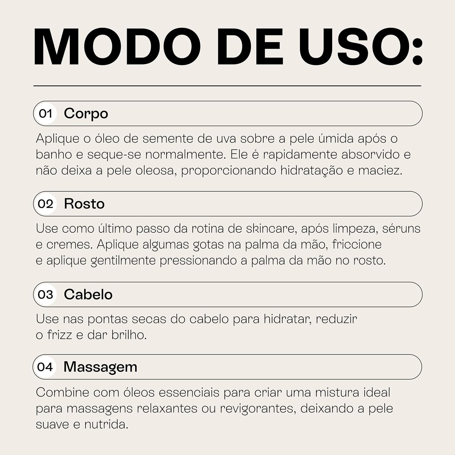 Óleo de Semente de Uva – Óleo Corporal Vegetal Puro – Para Hidratação, Massagem e Banho – 100% Puro, Vegetal e Natural. Com Tampa Gotejadora – 140ml Beauts em promoção! Veja a oferta e mais achadinhos de Óleos Corporais 5 Hoje é o melhor dia para comprar Óleo de Semente de Uva – Óleo Corporal Vegetal Puro – Para Hidratação, Massagem e Banho – 100% Puro, Vegetal e Natural. Com Tampa Gotejadora – 140ml Beauts com aquele preço maroto! Promoção! Aproveite a oferta! 5