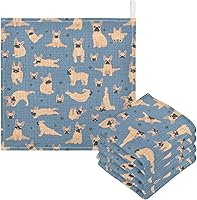 Vista 39 de vvfelixl Toallas de algodón para bebé, Golden Retriever, toalla de baño unisex para cachorros, toallas de cara para recién nacidos, toallitas