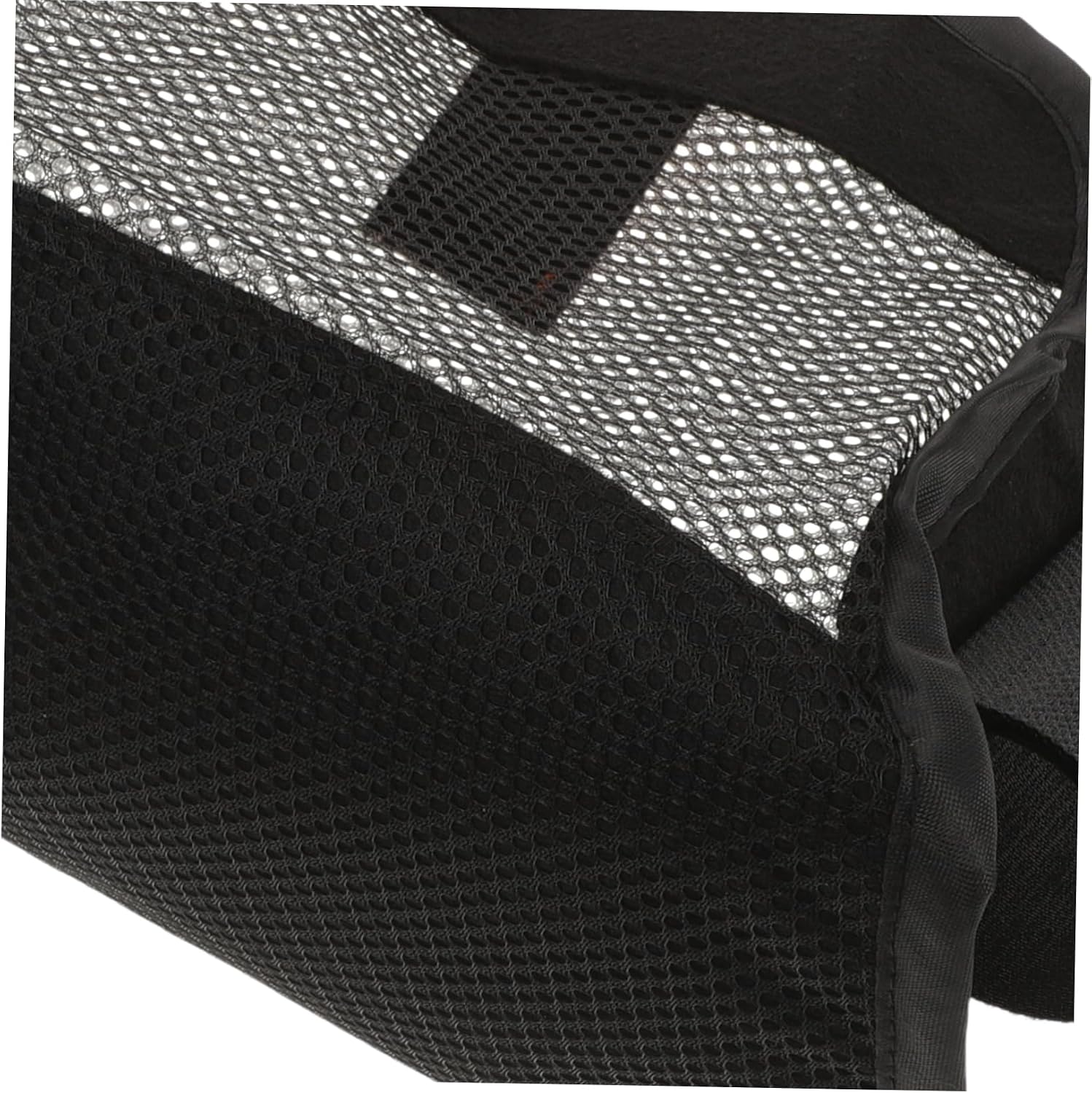 SECFOU Stroller Storage Organizer Basket for Babies Portable Mesh Hanging Storage Bag with Adjustable Straps Compatible with Most Strollers for Nursery and Travel Black