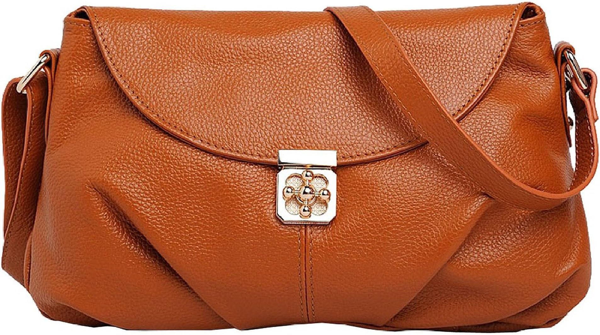 Women’s Genuine Leather Classic Style Soft Shoulder Bag Cross Body Handbag satchel Purse