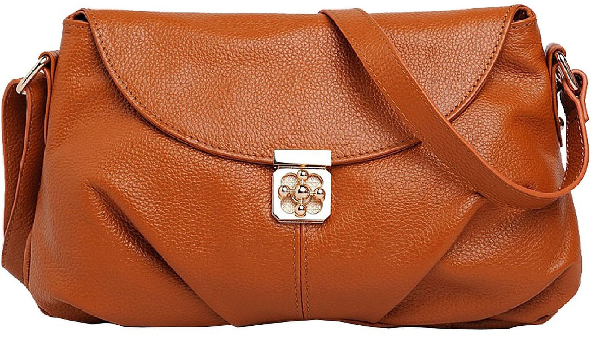 Women’s Genuine Leather Classic Style Soft Shoulder Bag Cross Body Handbag satchel Purse