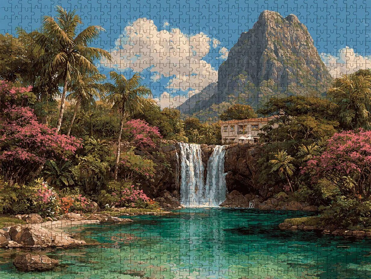 Drewniane puzzle roślinne, 155 x 104 cm, puzzle krajobrazowe, 5000 sztuk, dla dorosłych, z pudełkiem, edukacyjna, wymagająca gra, napis łatwy do odróżnienia, letnie prezenty, piękny wystrój, W-8321