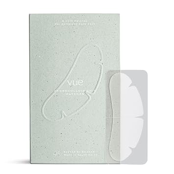 Vue Chin Patches Hydrocolloid Pore Patches for Chin and Jawline Breakouts, Pimples, Oil Control and Texture Smoothing, Gentle for All Skin Types 8 Count
