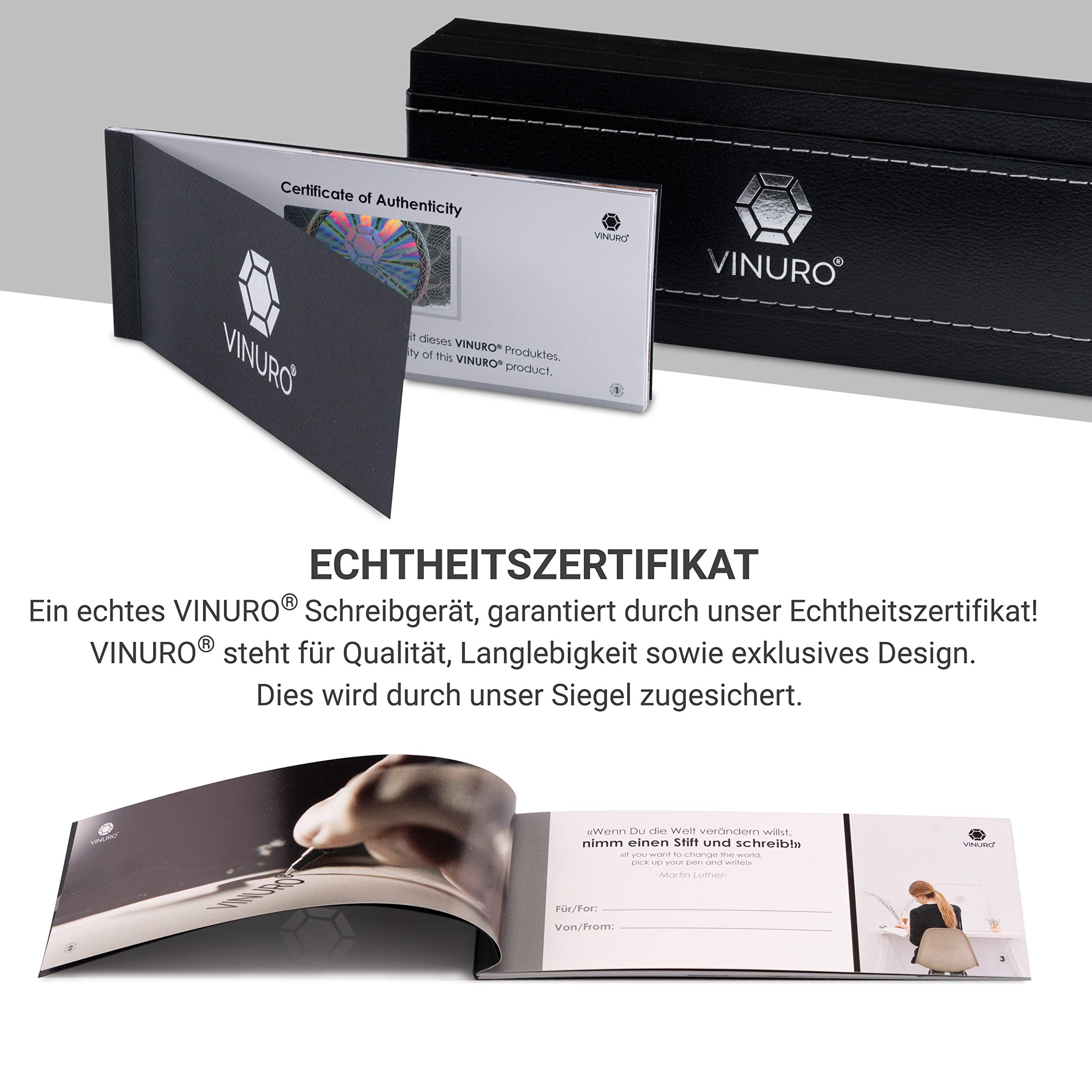 Proteus I edler Kugelschreiber I schwarz aus Metall I hochwertiger Drehmechanismus I edles Schreibset I Geschenk zu Weihnachten, Bachelor