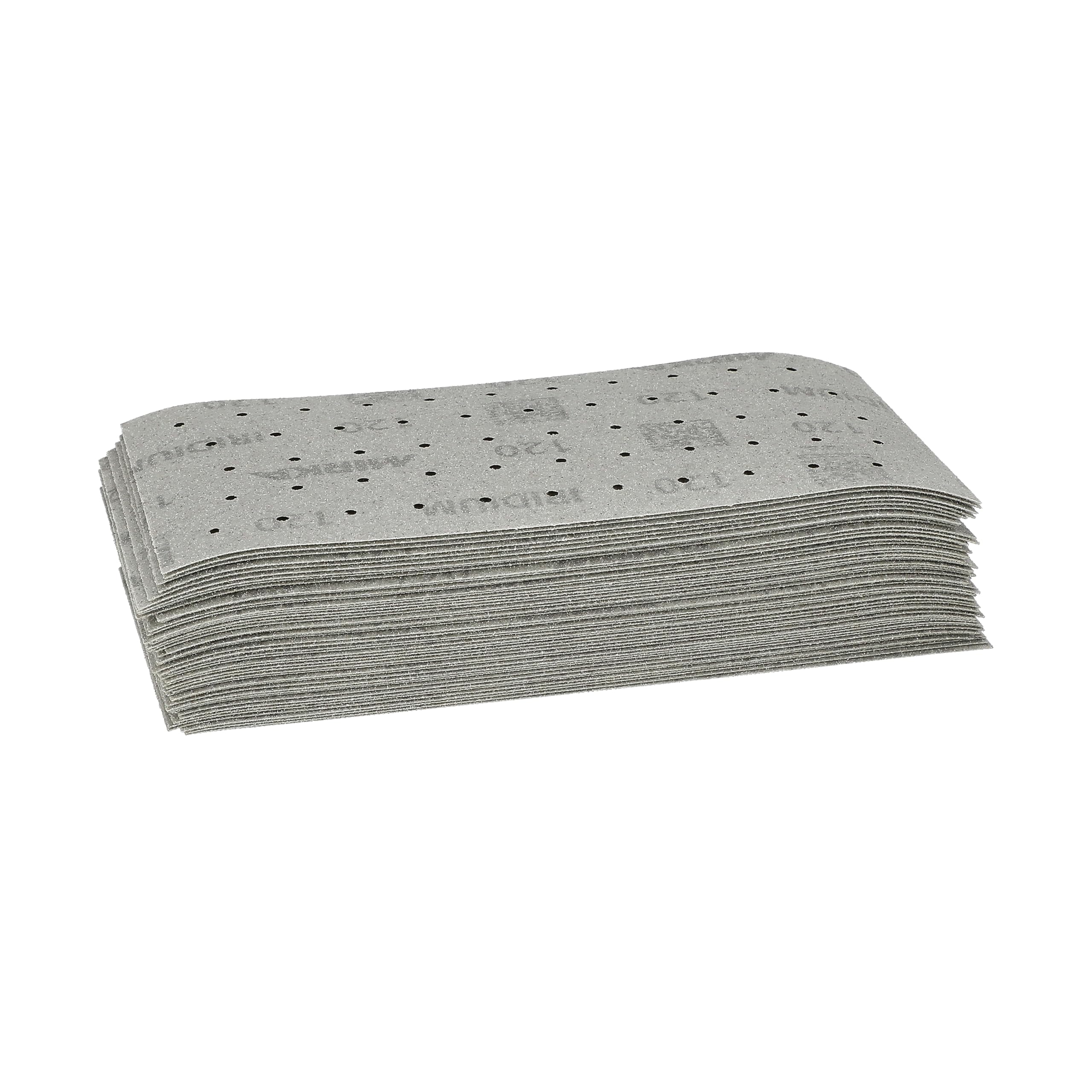 Mirka carta abrasiva Iridium 115x230mm a strappo 55 fori grana 120 | Per levigatura di vernice stucco fondo legno acciaio materiali minerali plastica carta abrasiva a strappo 55 fori grana 120