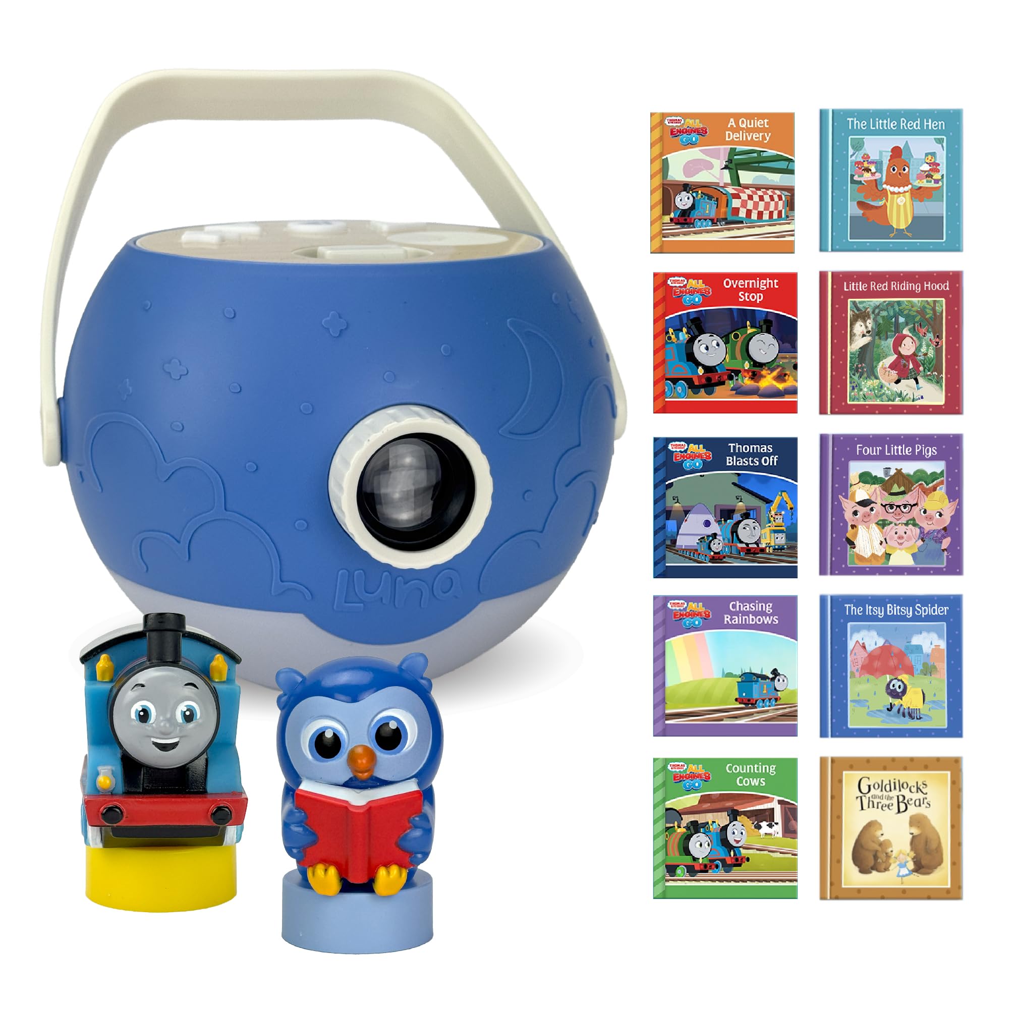 Kids Book Projector - 5 Thomas &amp; Friends &amp; 5 Fairytale Stories, 10 Songs